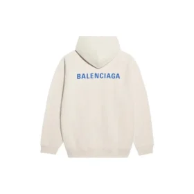 Polaire Balenciaga à manches longues pour homme, blanc crème 600583TJVA89055