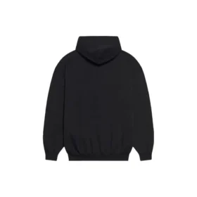 Polaire unisexe FW21 à logo imprimé, manches longues et capuche, noire 600583TKVI81070 Polaire unisexe FW21 à logo imprimé, manches longues et capuche, noire 600583TKVI81070