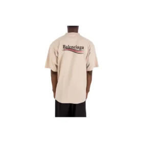 Political Campaign T-shirt coupe large « Beige » 641675TKVJ19711