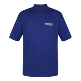 Political Campaign T-shirt, coupe large « Blue » 620969TIV521195