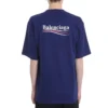 Political Campaign T-shirt, coupe large « Blue » 620969TIV521195