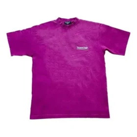 Political Campaign T-shirt, coupe large « Fuchsia foncé » 641675TKVJ15282