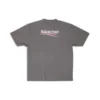 Political Campaign T-shirt, coupe large « Gris » 641655TNVG51227