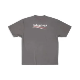 Political Campaign T-shirt, coupe large « Gris » 641655TNVG51227