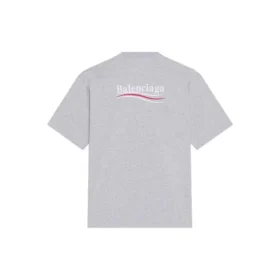 Political Campaign T-shirt, coupe large « Gris » 641675TKVJ11379