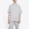 Political Campaign T-shirt, coupe large « Gris » 641675TKVJ11379