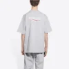Political Campaign T-shirt, coupe large « Gris » 641675TKVJ11379