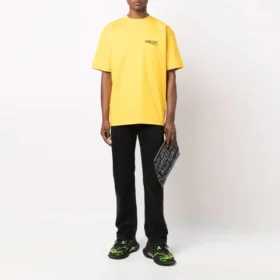 Political Campaign T-shirt, coupe large « Jaune » 641655TKVJ17442