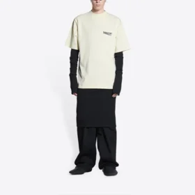 Political Campaign T-shirt, coupe large « Off White » 641675TKVJ18962 Political Campaign T-shirt, coupe large « Off White » 641675TKVJ18962