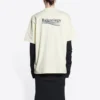 Political Campaign T-shirt, coupe large « Off White » 641675TKVJ18962