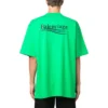 Political Campaign T-shirt, coupe large « Vert Noir Bleu » 641675TPVD33600