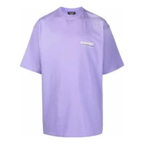 Political Campaign T-shirt, coupe large « Violet » 641675TKVJ13072