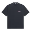 Political Campaign T-shirt, coupe large « Washed Black » 641675TKVJ19034