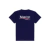Political Campaign T-shirt, coupe moyenne « Pacific Blue White » 620967TKVJ11195