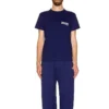 Political Campaign T-shirt, coupe moyenne « Pacific Blue White » 620967TKVJ11195