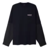 Political Campaign T-shirt superposé Oversized « Black » 698631TKVJ19070
