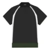 Polos décontractés à manches courtes Balenciaga FW21 pour homme, double épaisseur, noir 661507TKVA51042