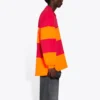 Polos à manches longues découpés « Framboise orange fluo » 657073TKVA56667