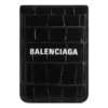 Porte-cartes Cash Magnet à motif crocodile en relief « Noir Blanc » 6758352AAYM1090