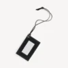 Porte-cartes « City » avec breloque et miroir pour femme, noir Porte-cartes « City » avec breloque et miroir pour femme, noir
