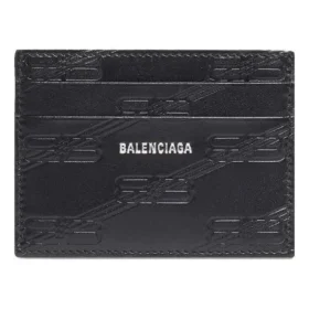 Porte-cartes Monogram gaufré avec coffret « Noir » 717763210JS1000