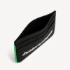Porte-cartes pour homme style motard, noir