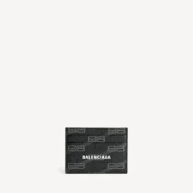 Porte-cartes Signature en toile enduite BB Monogram noire