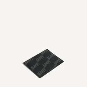 Porte-cartes Signature en toile enduite BB Monogram noire