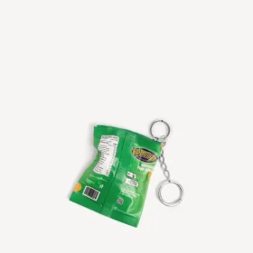 Porte-clés avec breloque « Chips » en vert
