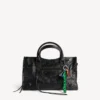Porte-clés/breloque Balenciaga « Biker » pour femme, vert/noir Porte-clés/breloque Balenciaga « Biker » pour femme, vert/noir