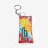 Porte-clés/breloque pour homme en forme de pochette à snacks, couleur rouge Porte-clés/breloque pour homme en forme de pochette à snacks, couleur rouge