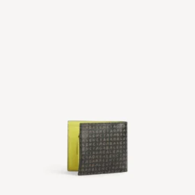 Porte-monnaie carré plié pour homme, couleur noire