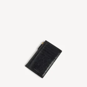 Porte-monnaie et porte-cartes long « City » pour femme, noir