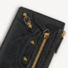 Porte-monnaie et porte-cartes long « City » pour femme, noir Porte-monnaie et porte-cartes long « City » pour femme, noir