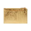 Porte-monnaie et porte-cartes long Crush, matelassé métallisé « Or » 7664652AAYO8004