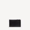 Porte-monnaie et porte-cartes long Monaco pour homme, noir