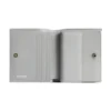 Porte-monnaie et porte-cartes à rabat Crush, matelassé métallisé « Silver » 766461210IW8110