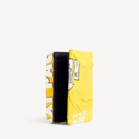 Porte-passeport Chips pour homme, couleur jaune