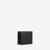 Portefeuille carré plié pour homme, noir/blanc