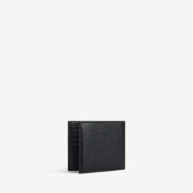 Portefeuille carré plié pour homme, noir/blanc