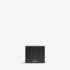 Portefeuille carré pliant pour homme en cuir gaufré Monogram, noir Portefeuille carré pliant pour homme en cuir gaufré Monogram, noir