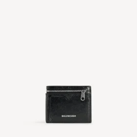 Portefeuille carré pliant pour homme « Superbusy »  en noir