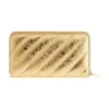 Portefeuille Crush Continental matelassé métallisé « Gold » 7664472AAYO8004