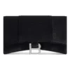 Portefeuille en jersey velours Hourglass avec chaîne « Noir » 6560502AAPT1000