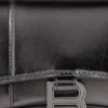 Portefeuille Hourglass à chaîne métallisé « Gris » 6560502AAVG1314