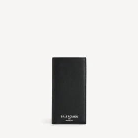 Portefeuille long pour homme, noir