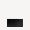Portefeuille long vertical Monaco pour homme, noir
