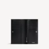Portefeuille long vertical Monaco pour homme, noir