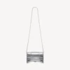 Portefeuille pour femme en forme d’Hourglass avec chaîne, couleur argent Portefeuille pour femme en forme d’Hourglass avec chaîne, couleur argent