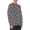 Pull Balenciaga Paris Intarsia « Black White » 599826T31701070